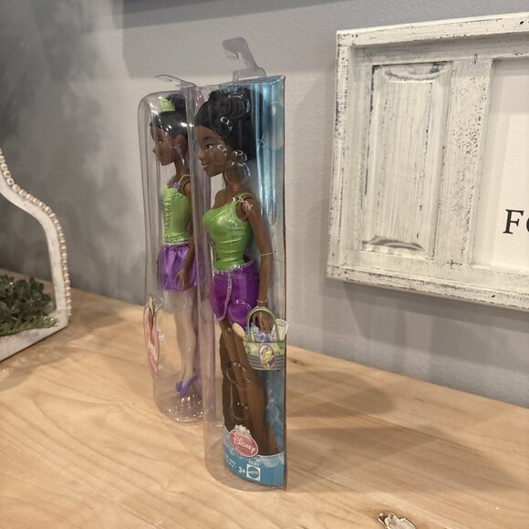 NEW in BOX Water & Ballerina Disney Mattel Fashion Girls Toy Doll Princess Tiana - Picture 7 of 9